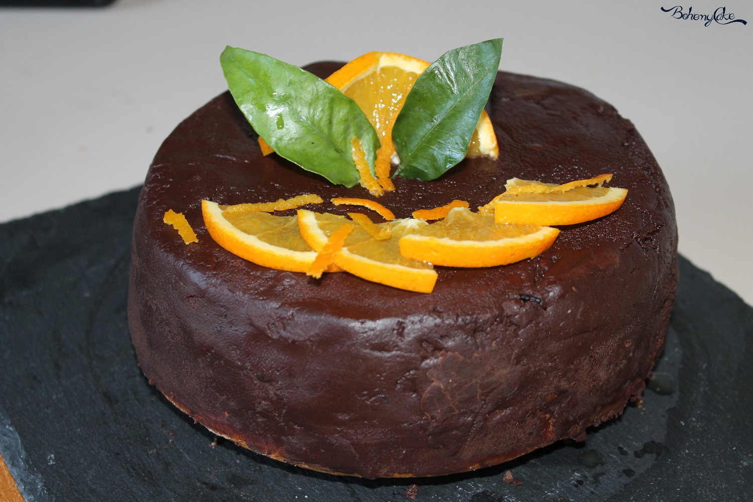 Torta ciocco-arancia