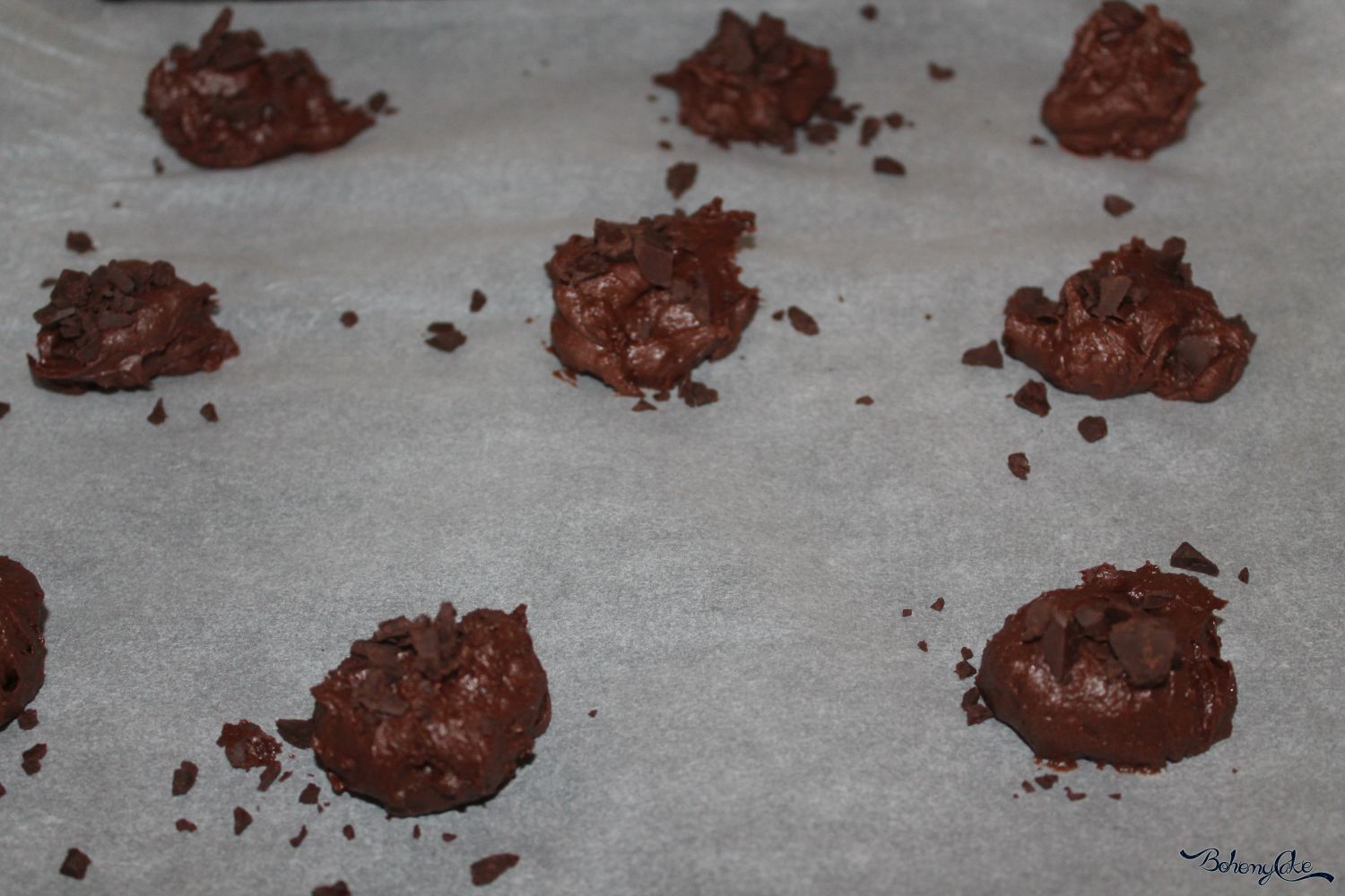 Biscotti al cioccolato con gelato