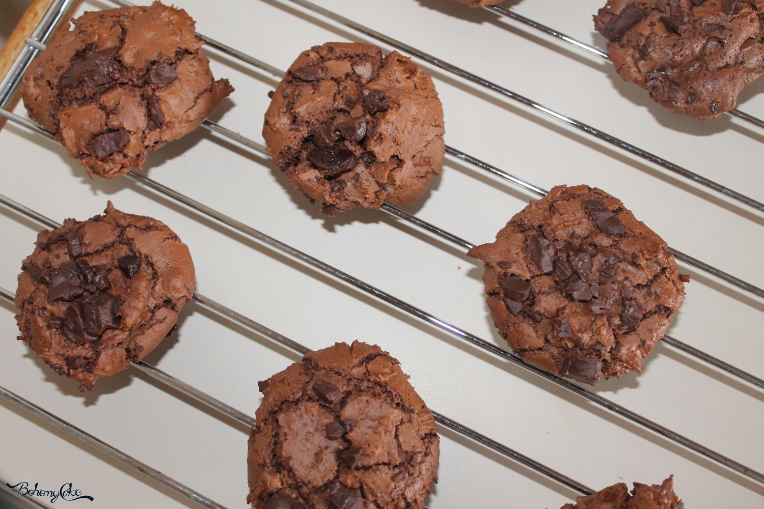 Biscotti al cioccolato con gelato