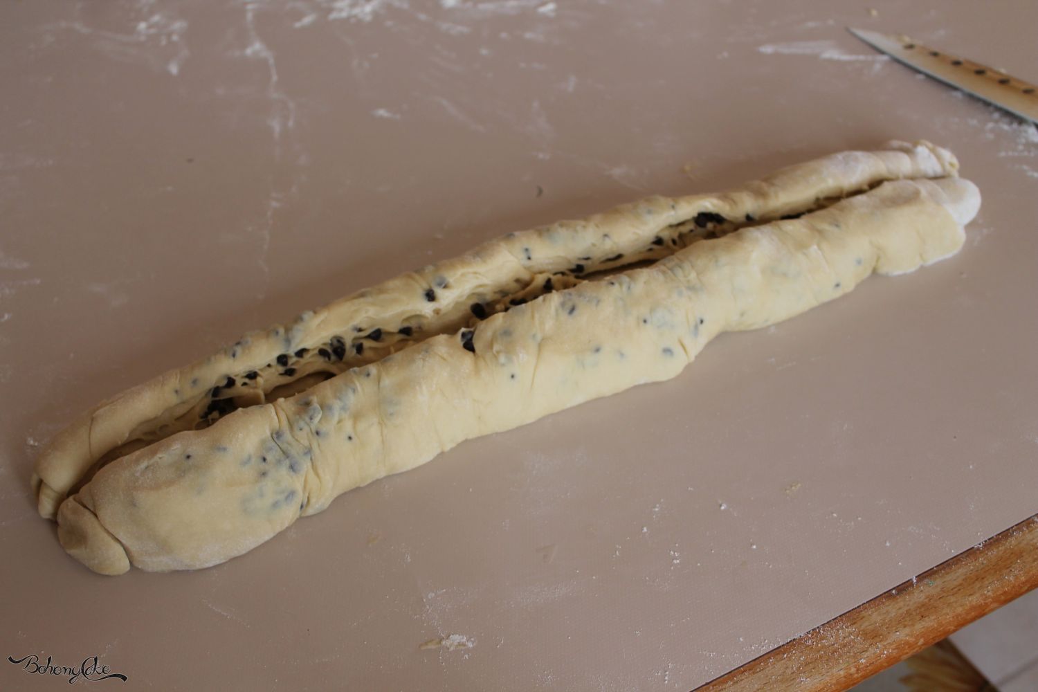 Torta Angelica con gocce di cioccolato