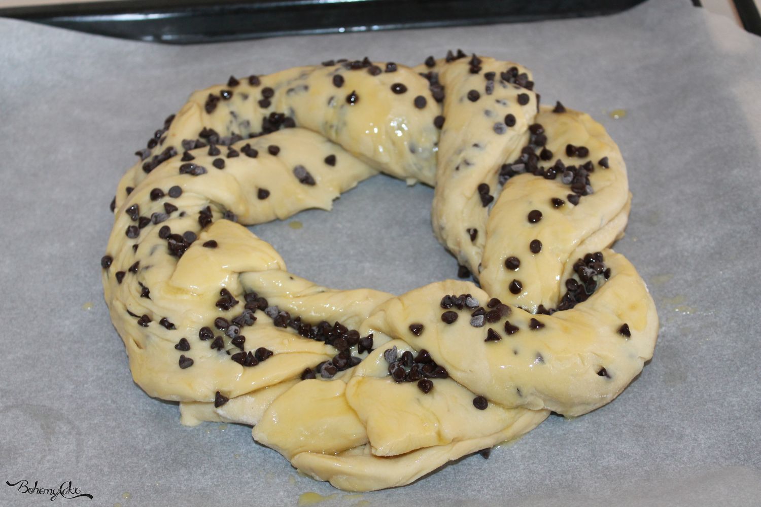 Torta Angelica con gocce di cioccolato