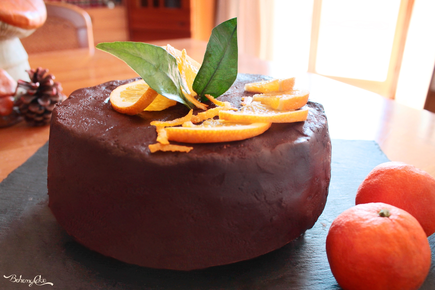 Torta ciocco-arancia