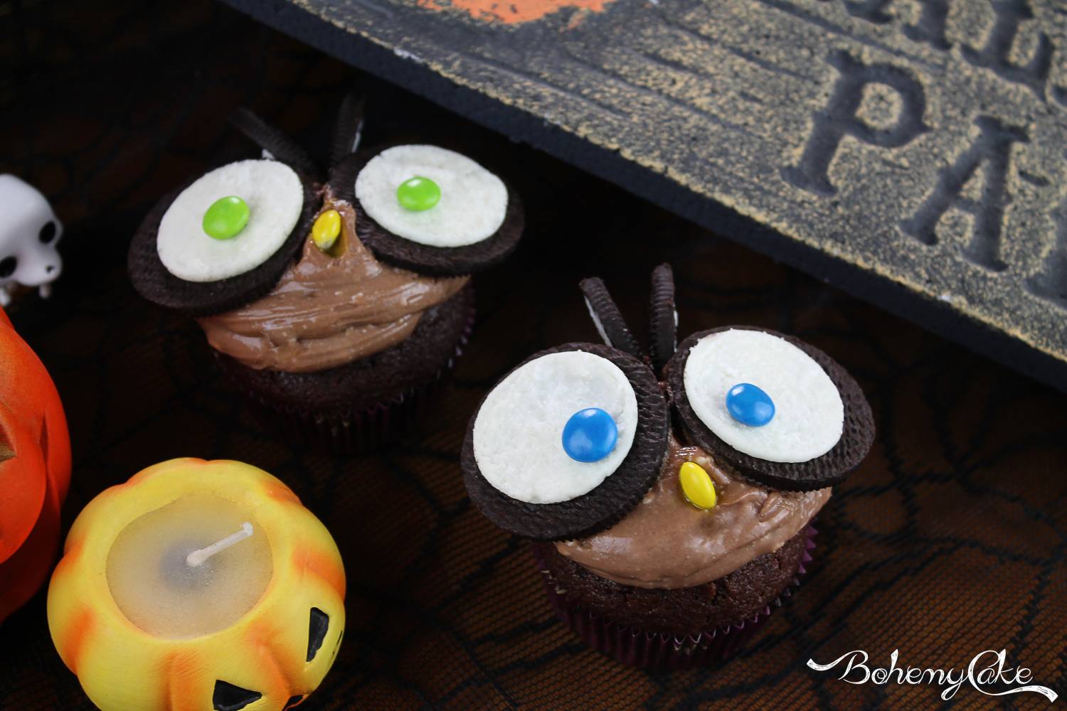 Cupcakes gufetti di Halloween